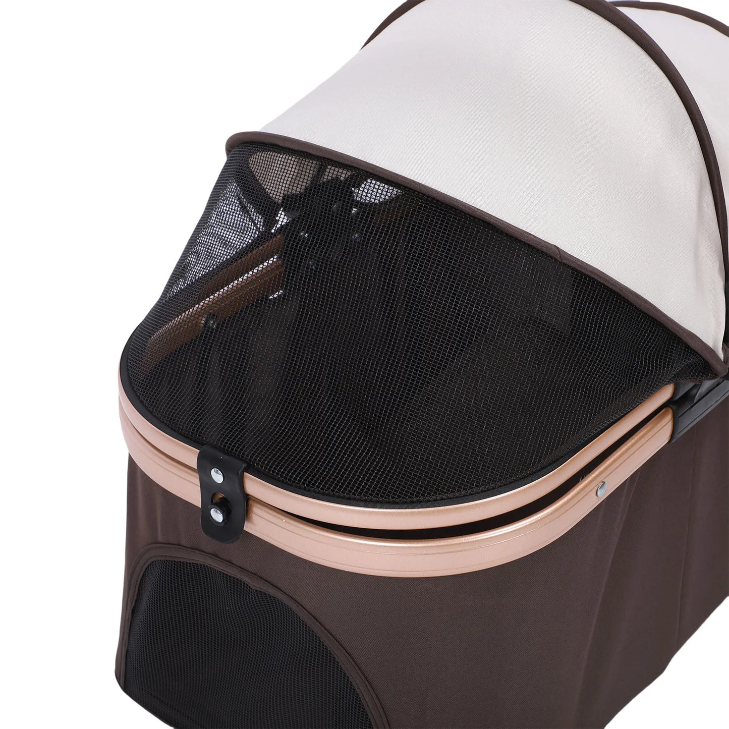 Double Pet Stroller – Lightweight Foldable 4-Wheel Dog & Cat Travel Carrier | Detachable Portable Pet Cart