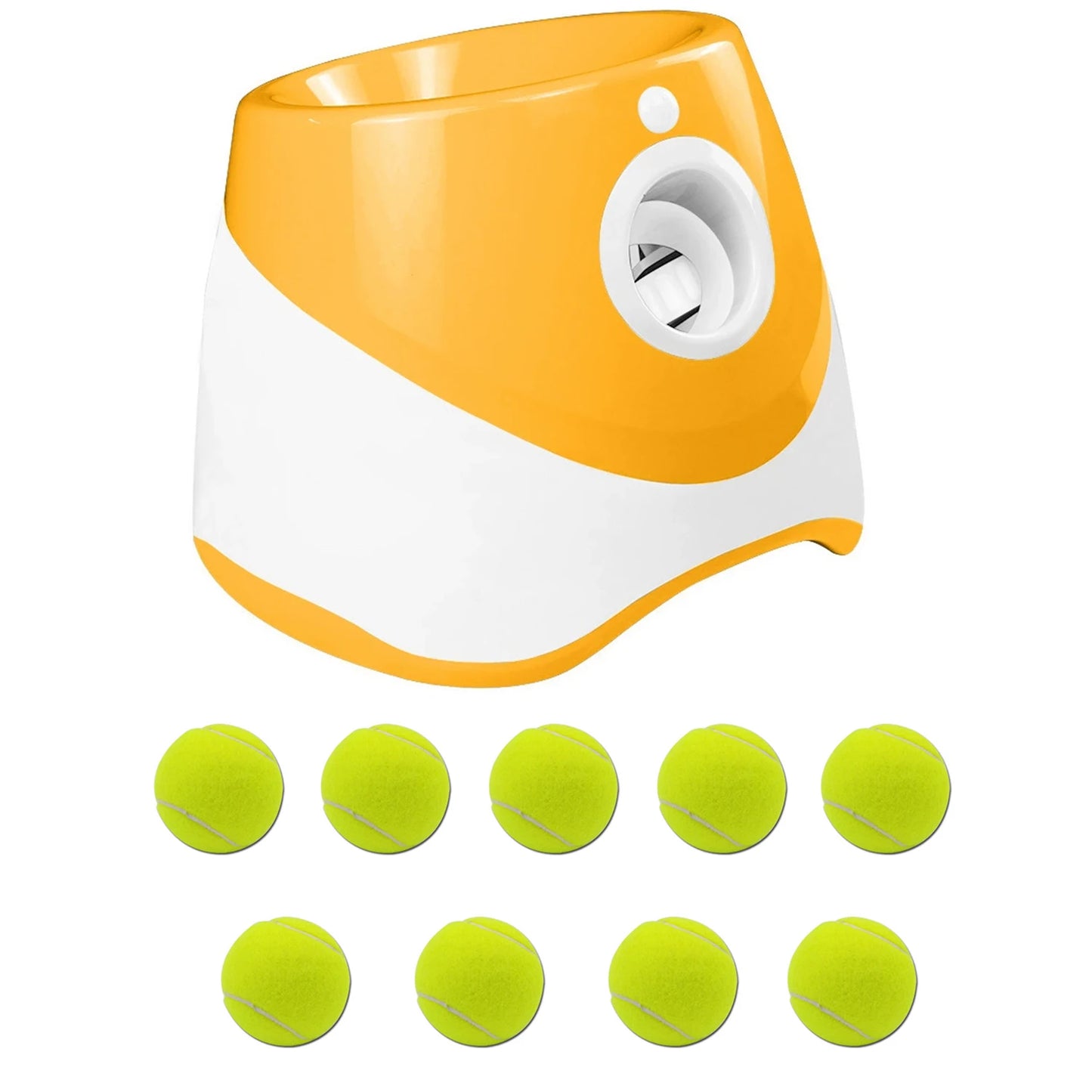 Automatic Dog Ball Launcher – Interactive Tennis Throwing Machine with USB Rechargeable Catapult for Fun Pet Play