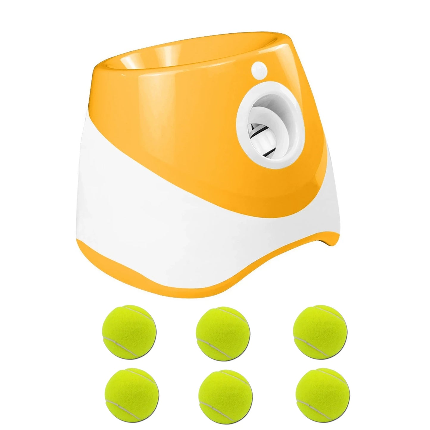 Automatic Dog Ball Launcher – Interactive Tennis Throwing Machine with USB Rechargeable Catapult for Fun Pet Play